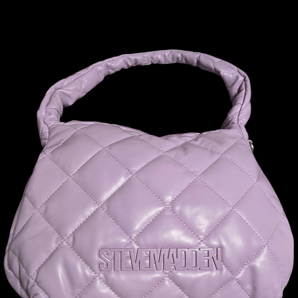 Steve Madden Lilac Quilted Shoulder Bag